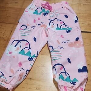 Kids Pink Patterned Jacket